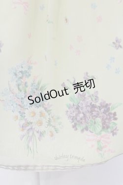 画像3: 【SALE】Shirley Temple / ブーケptジャンパースカート 160cm イエロー O-25-03-25-010-ET-OP-IG-ZT466