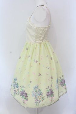 画像4: Shirley Temple / ブーケptジャンパースカート 160cm イエロー O-25-03-25-010-ET-OP-IG-OS