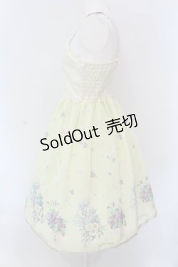 画像4: 【SALE】Shirley Temple / ブーケptジャンパースカート 160cm イエロー O-25-03-25-010-ET-OP-IG-ZT466