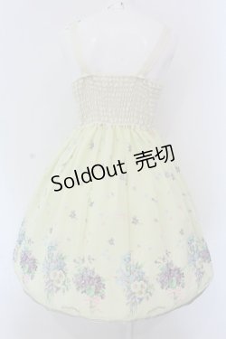 画像5: 【SALE】Shirley Temple / ブーケptジャンパースカート 160cm イエロー O-25-03-25-010-ET-OP-IG-ZT466