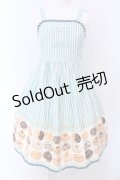 Shirley Temple / ドーナツptジャンパースカート 160cm ミント O-25-03-25-012-ET-OP-IG-OS