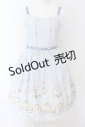 Shirley Temple / プリンセスptジャンパースカート 160cm サックス O-25-03-25-013-ET-OP-IG-OS