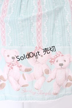 画像3: Shirley Temple / シャーリーベアプリントジャンパースカート 160cm ミント O-25-03-25-015-ET-OP-IG-ZT466