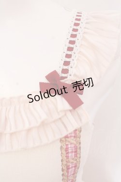画像2: Shirley Temple / ぶどうバスケットプリントジャンパースカート 160cm アイボリー O-25-03-25-017-ET-OP-IG-OS
