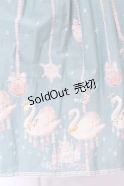 画像3: Shirley Temple / オーナメントプリントジャンパースカート 160cm ミント O-25-03-25-018-ET-OP-IG-OS