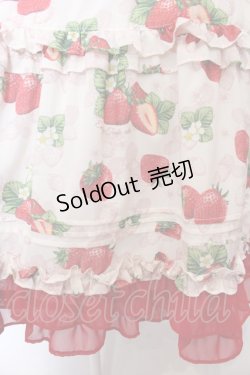画像3: Emily Temple cute / Dear Strawberry Anniversaryドレス  アイボリー×アカ O-25-03-25-019-ET-OP-IG-OS