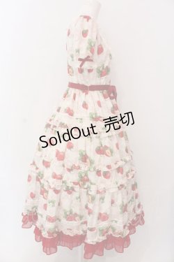 画像4: Emily Temple cute / Dear Strawberry Anniversaryドレス  アイボリー×アカ O-25-03-25-019-ET-OP-IG-OS