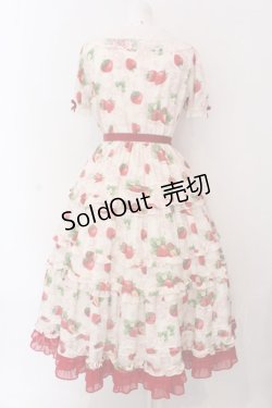 画像5: Emily Temple cute / Dear Strawberry Anniversaryドレス  アイボリー×アカ O-25-03-25-019-ET-OP-IG-OS