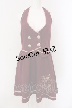 画像1: axes femme POETIQUE / ドッキングデザインジャンドレ M ワイン O-25-03-26-030-AX-OP-IG-OS