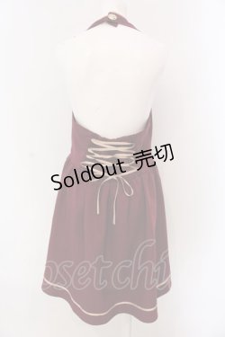 画像4: axes femme POETIQUE / ドッキングデザインジャンドレ M ワイン O-25-03-26-030-AX-OP-IG-OS