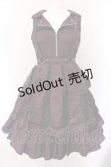 ALICE and the PIRATES / 蜘蛛の巣レースライダース風ジャンパースカート  パープル O-25-03-26-003-PA-OP-IG-OS