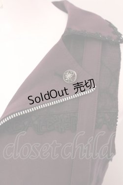 画像2: ALICE and the PIRATES / 蜘蛛の巣レースライダース風ジャンパースカート  パープル O-25-03-26-003-PA-OP-IG-OS