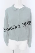 LEBECCA boutique / 2冊目に入る襟付きカーディガン  グリーン O-25-03-26-1032-EL-TO-OW-ZT110