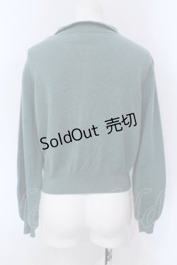 画像3: LEBECCA boutique / 2冊目に入る襟付きカーディガン  グリーン O-25-03-26-1032-EL-TO-OW-ZT110