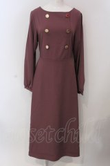 LEBECCA boutique / 黙るのをやめるワンピース パープル F O-25-03-26-1033-EL-OP-OW-ZT110