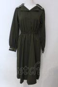 LEBECCA boutique / 拍手の翌日ワンピース  グリーン O-25-03-26-1034-EL-OP-IG-ZT118