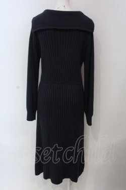画像3: LEBECCA boutique / 遠くまで行くセーラーニットワンピース  ネイビー O-25-03-26-1035-EL-OP-IG-ZT118
