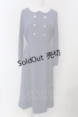 画像1: LEBECCA boutique / 快適な空の旅とワンピース  ブルー O-25-03-26-1036-EL-OP-IG-ZT120