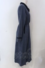 画像2: 【SALE】LEBECCA boutique / 率先的なワンピース（クロ）  ブルー×ネイビー O-25-03-26-1037-EL-OP-IG-ZT120 (2)