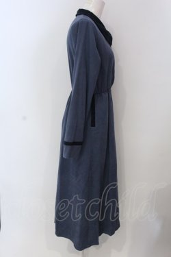 画像2: LEBECCA boutique / 率先的なワンピース（クロ）  ブルー×ネイビー O-25-03-26-1037-EL-OP-IG-ZT120