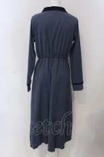 画像3: 【SALE】LEBECCA boutique / 率先的なワンピース（クロ）  ブルー×ネイビー O-25-03-26-1037-EL-OP-IG-ZT120 (3)