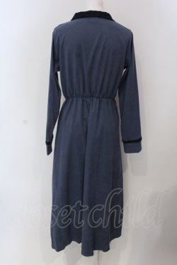 画像3: LEBECCA boutique / 率先的なワンピース（クロ）  ブルー×ネイビー O-25-03-26-1037-EL-OP-IG-ZT120