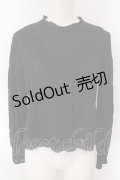 an another angelus / Vレース配色総レースプルブラウス F クロ O-25-03-26-1044-CA-TO-OW-ZT231