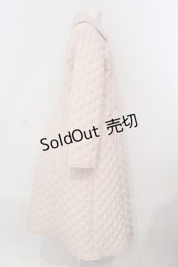 画像3: PINK HOUSE / キルティングロングコート  薄ピンク O-25-03-26-1004-LO-CO-IG-ZT-C006