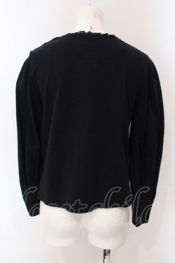 画像4: Franche Lippee / うさぎ刺しゅうプルオーバー M クロ O-25-03-26-1047-LO-TO-OW-ZT231