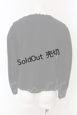 画像4: 【SALE】Franche Lippee / うさぎ刺しゅうプルオーバー M クロ O-25-03-26-1047-LO-TO-OW-ZT231