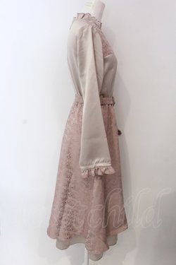 画像2: LEBECCA boutique / 昨夜の反動ワンピース F ピンクベージュ O-25-03-26-1049-EL-OP-OW-ZT231