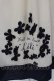 画像2: an another angelus / フラワーレースバイカラースカート  アイボリー×ネイビー O-25-03-26-1054-CA-SK-IG-ZT232 (2)