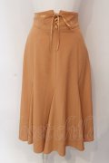 F&A / レースアップチョイスカラースカート F オレンジ O-25-03-26-1055-LO-SK-OW-ZT232