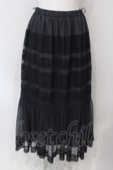 an another angelus / レース使いチュールマーメイドスカート F グレー O-25-03-26-1058-CA-SK-OW-ZT232