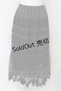 an another angelus / レース使いチュールマーメイドスカート F グレー O-25-03-26-1058-CA-SK-OW-ZT232
