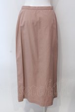 画像3: 【SALE】INGEBORG / 麻混ボタン使いロングスカート M ピンク O-25-03-26-1060-LO-SK-OW-ZT234 (3)