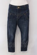 Franche Lippee / くまフラップスカラップデニムパンツ S インディゴ O-25-03-26-1062-LO-PA-IG-ZT234