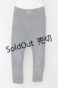 Franche Lippee / くまフラップスカラップデニムパンツ S インディゴ O-25-03-26-1062-LO-PA-IG-ZT234