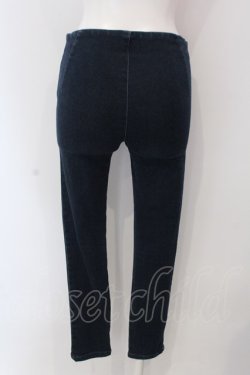 画像3: Franche Lippee / デニム調レギンスパンツ S インディゴ O-25-03-26-1063-LO-PA-OW-ZT234
