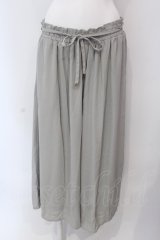 an another angelus / 梨地ワイドパンツ F グリーン O-25-03-26-1064-CA-PA-OW-ZT234
