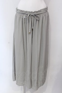 画像1: an another angelus / 梨地ワイドパンツ F グリーン O-25-03-26-1064-CA-PA-OW-ZT234
