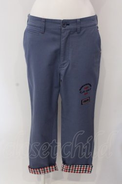 画像1: Karl Helmut / ロゴ刺繍入りチノストレッチパンツ 3(M) ブルー O-25-03-26-1065-EL-PA-SA-ZT234