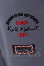 画像2: 【SALE】Karl Helmut / ロゴ刺繍入りチノストレッチパンツ 3(M) ブルー O-25-03-26-1065-EL-PA-SA-ZT234 (2)