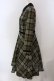 画像3: Jane Marple / Tartan check velvet trimming dress ドレス M グリーン O-25-03-26-1006-JM-OP-IG-ZT114 (3)