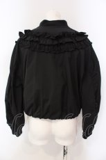 画像3: Jane Marple / Front frill padding jacket ジャケット M クロ O-25-03-26-1008-JM-JA-IG-ZT236 (3)