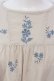 画像2: Fi.n.t / ショルダーフリル小花総刺繍ブラウス  ベージュ O-25-03-26-1015-CA-BL-IG-ZT114 (2)