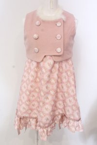 Swankiss /プードルワンピース F ピンク O-25-03-26-1018-CA-OP-OW-ZT109