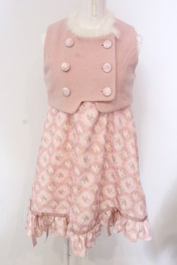 画像1: Swankiss /プードルワンピース F ピンク O-25-03-26-1018-CA-OP-OW-ZT109