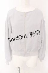 F&A / ボリュームスリーブノーカラーブルゾン  ライトグレー O-25-03-26-1027-LO-JA-IG-ZT110
