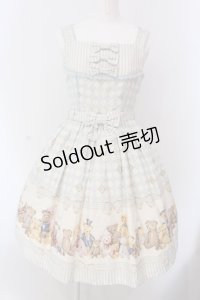 Innocent World / ミュージアムベアージャンパースカート M（93cm丈） サックス O-25-03-26-004-IW-OP-IG-OS